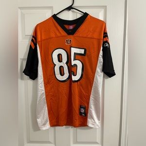 Reebok chad johnson cincinatti bengals jersey youth size xl 18-20